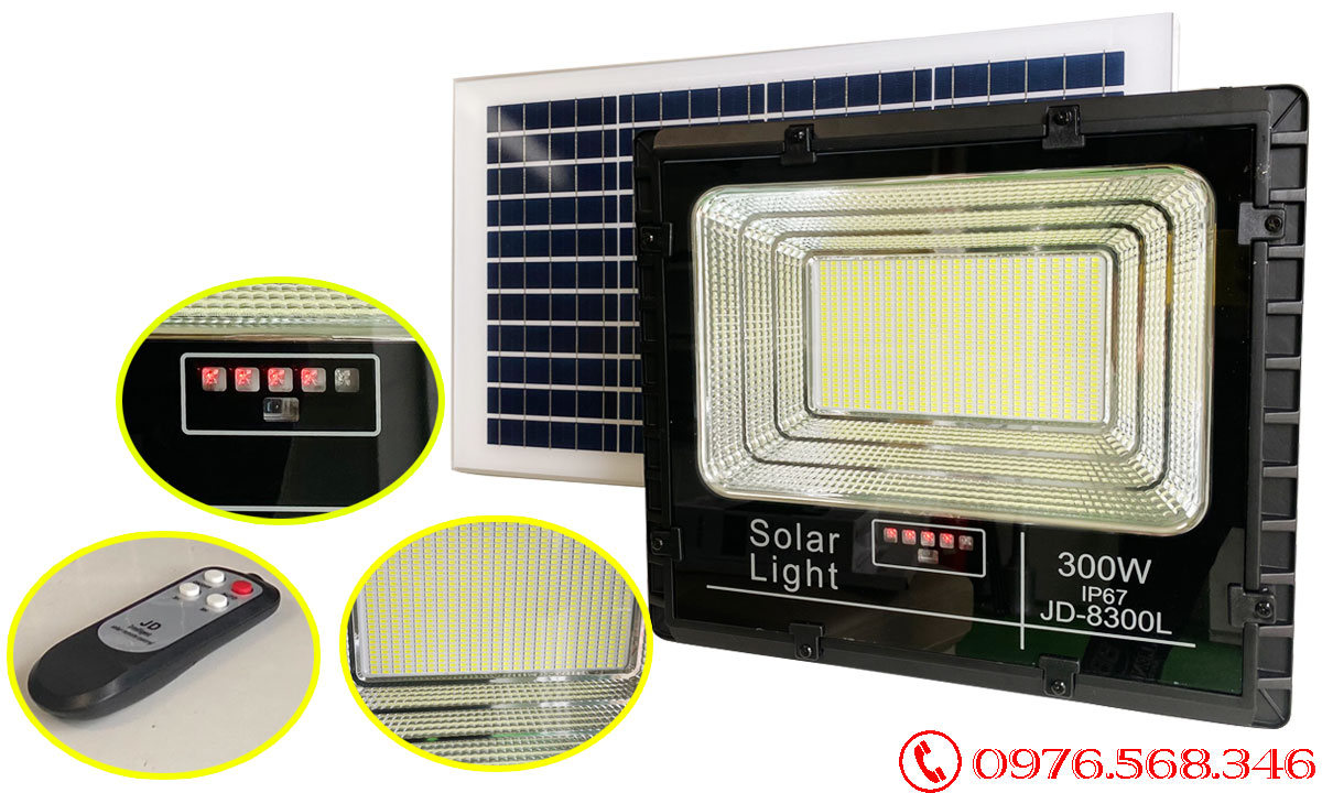 Đèn năng lượng mặt trời JD 8300L